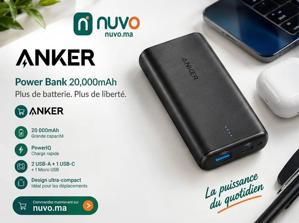 Anker Power Bank 20,000mAh 15W Fast Charging – 2