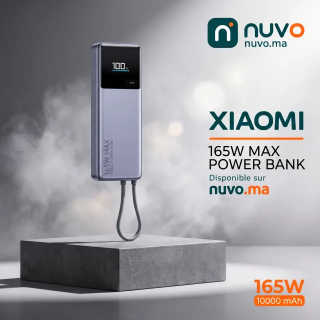 باور بانك Xiaomi 165W Power Bank 10000mAh (Integrated Cable)