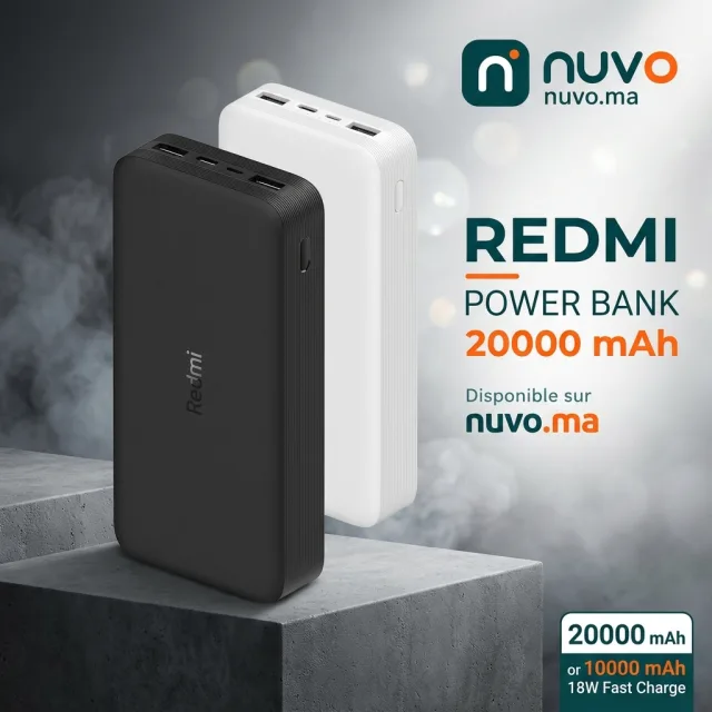 Redmi 18W Fast Charge Power Bank 20000mAh