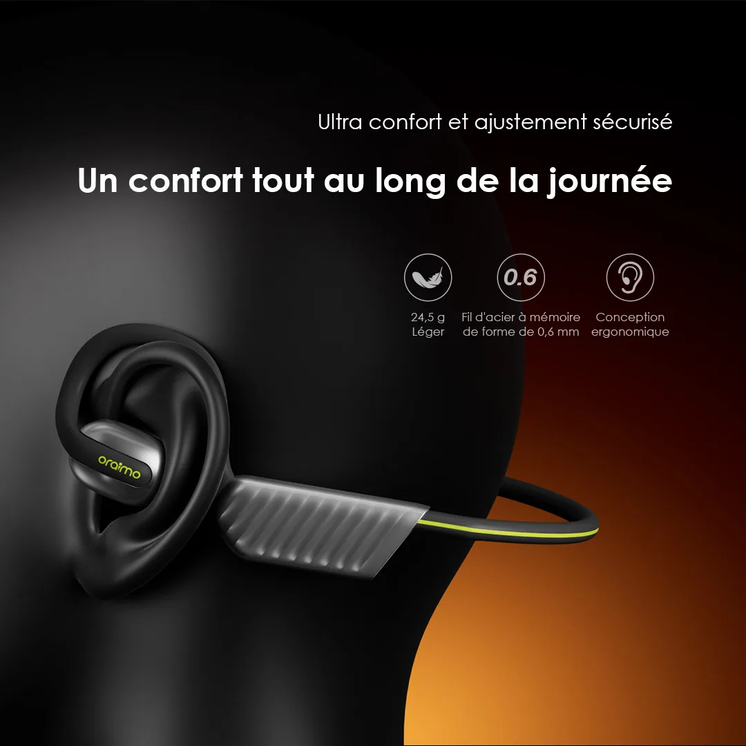 Oraimo OpenCirclet 2 – Écouteurs à oreilles ouvertes – 3