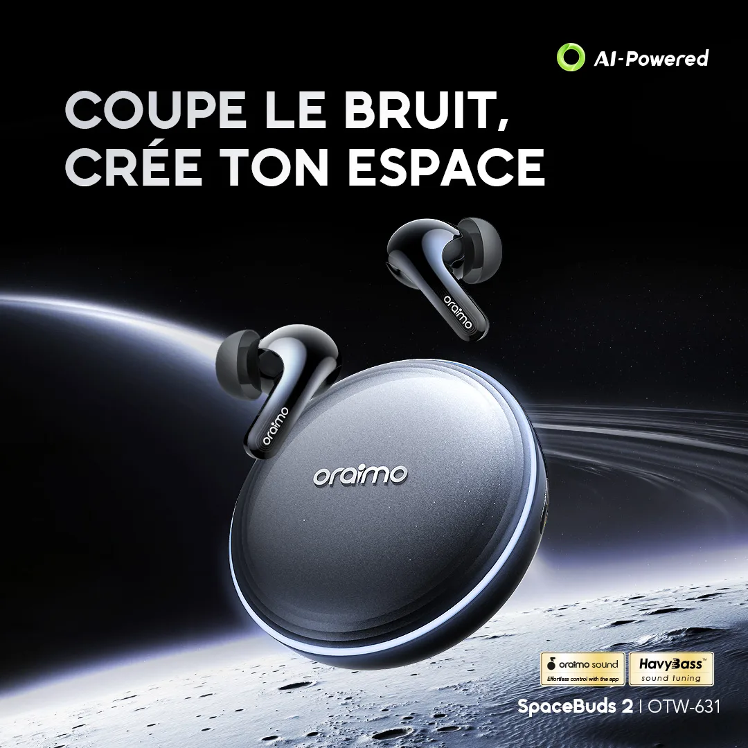 Oraimo SpaceBuds 2 – Écouteurs sans fil – 4