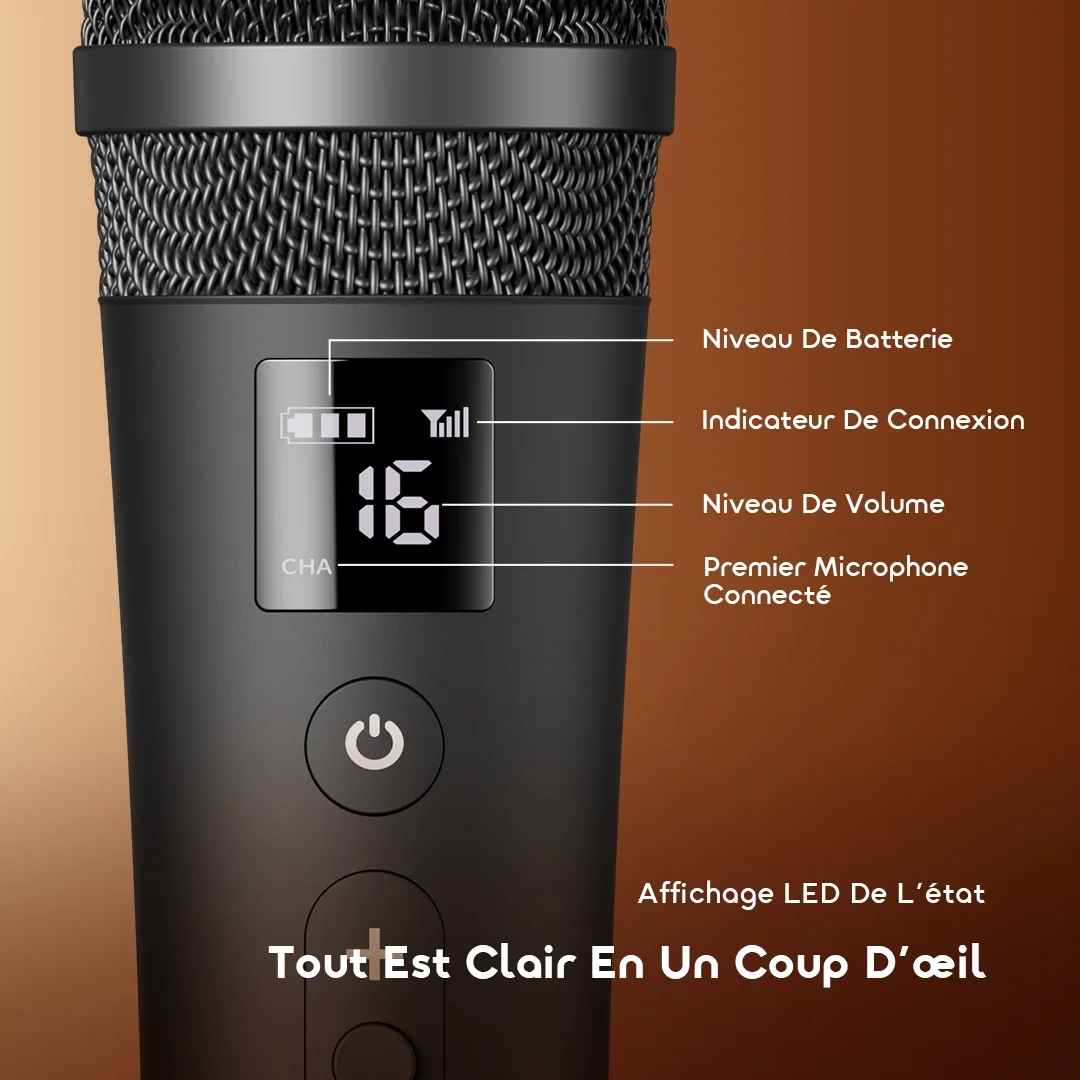 Oraimo VoxMic – Microphones sans fil – 2