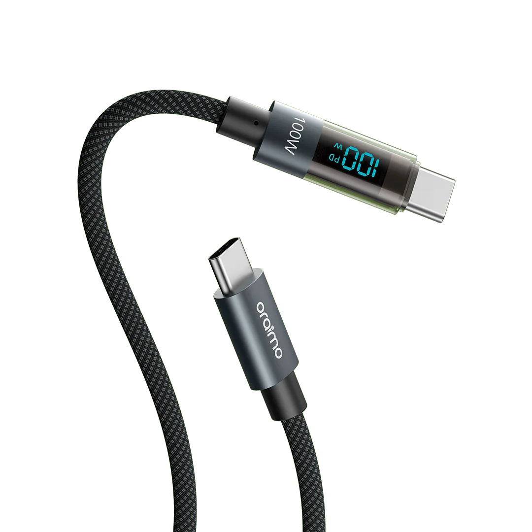 Oraimo DigiLine 100W Type-C إلى Type-C 1,2 m – 1