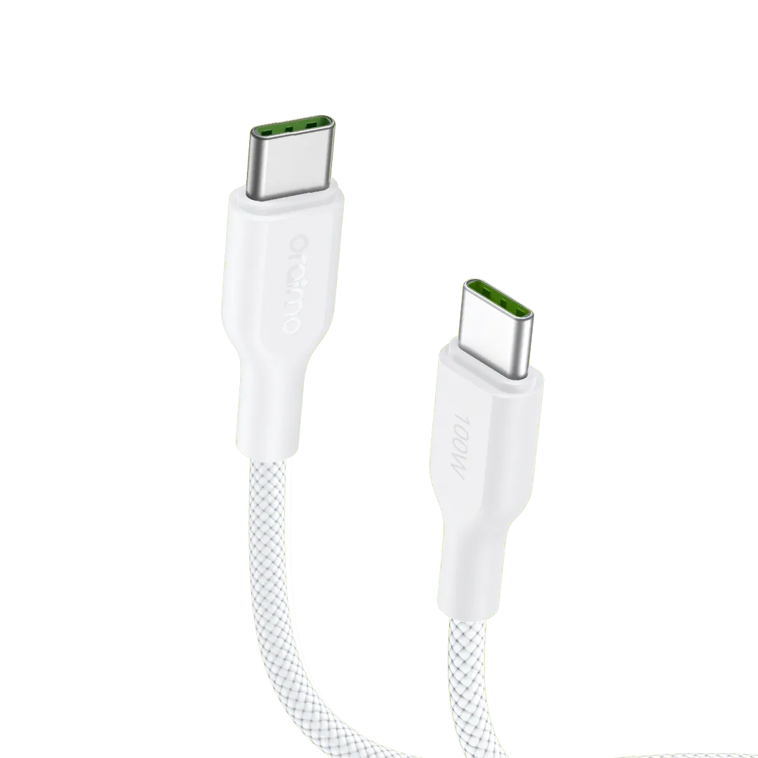 Oraimo BraidLine 100W Type-C vers Type-C 1 m – 2