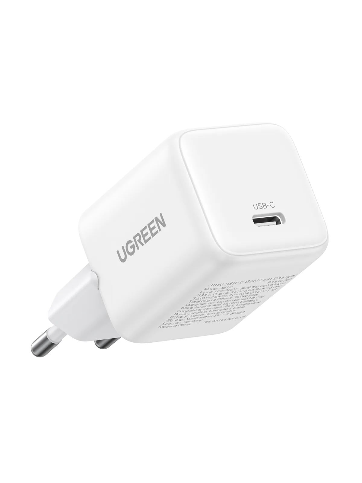 UGREEN شاحن GaN 30W + كابل USB-C 60W – 2