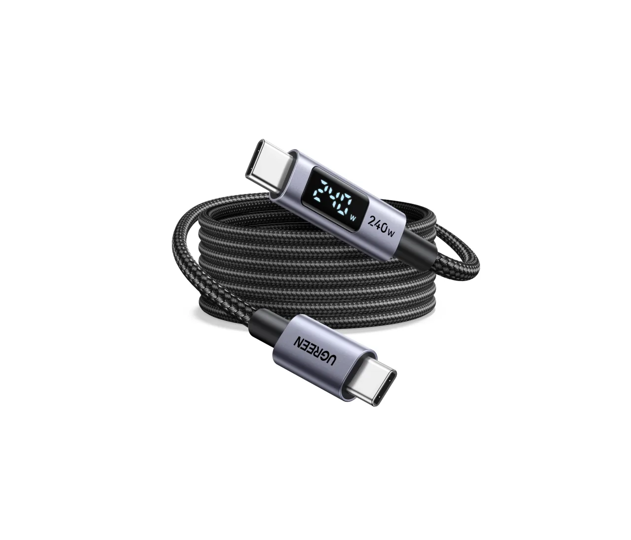 UGREEN Câble USB-C PD 240W avec écran 2 m – 3
