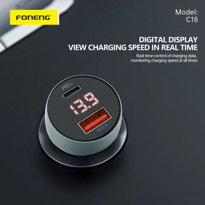 FONENG C18 – Chargeur voiture 48 W – 2