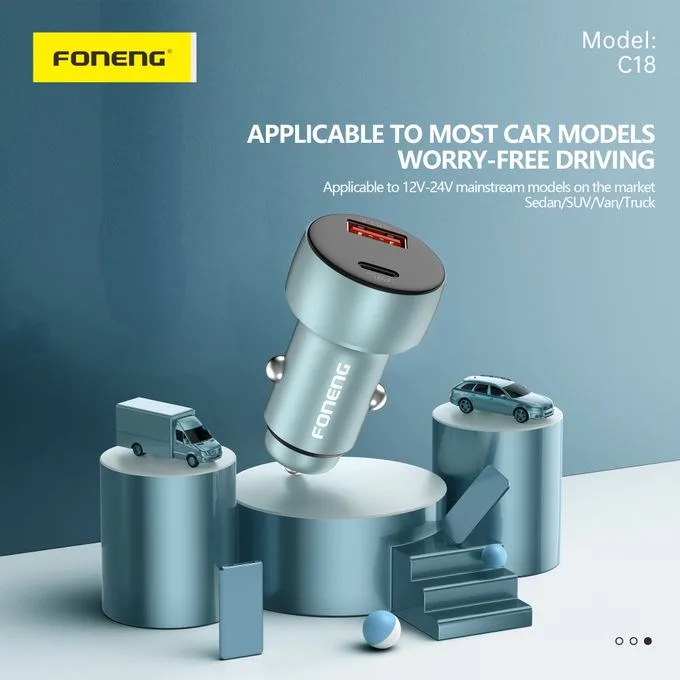 FONENG C18 – Chargeur voiture 48 W – 4