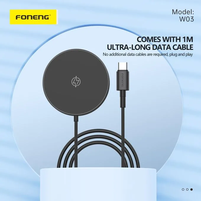 FONENG W03 – Chargeur sans fil magnétique 15 W – 2