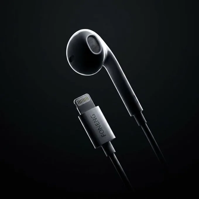 FONENG Lightning – Écouteurs filaires pour iPhone – 2
