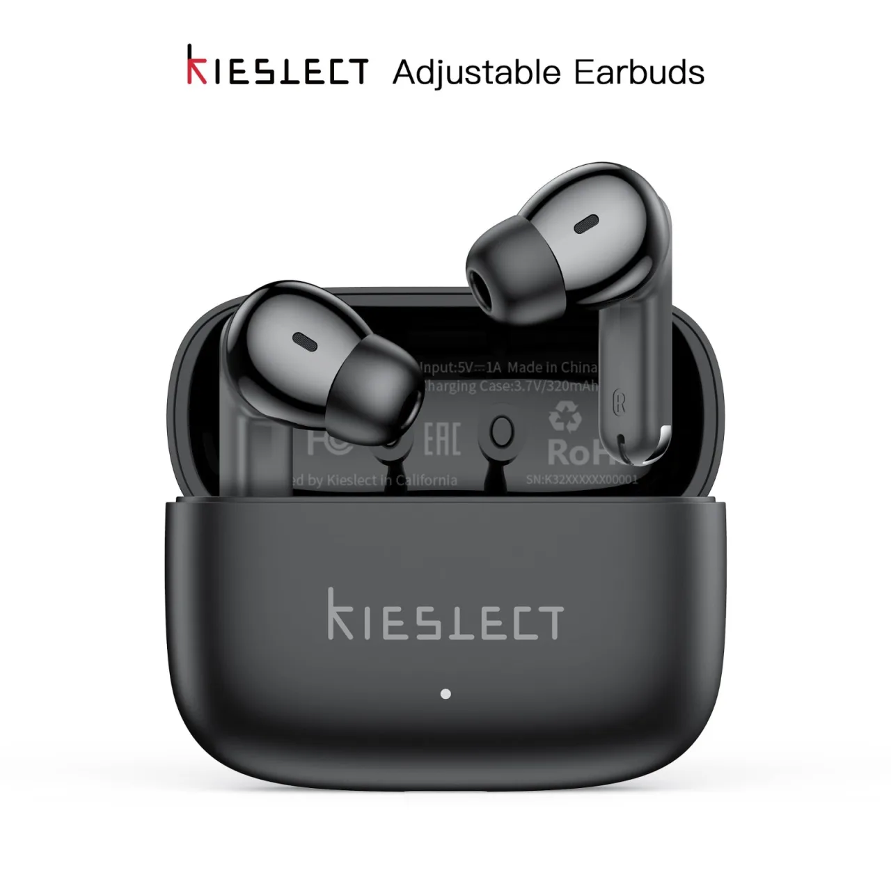 Kieslect Adjustable Earbuds – Écouteurs sans fil – 1