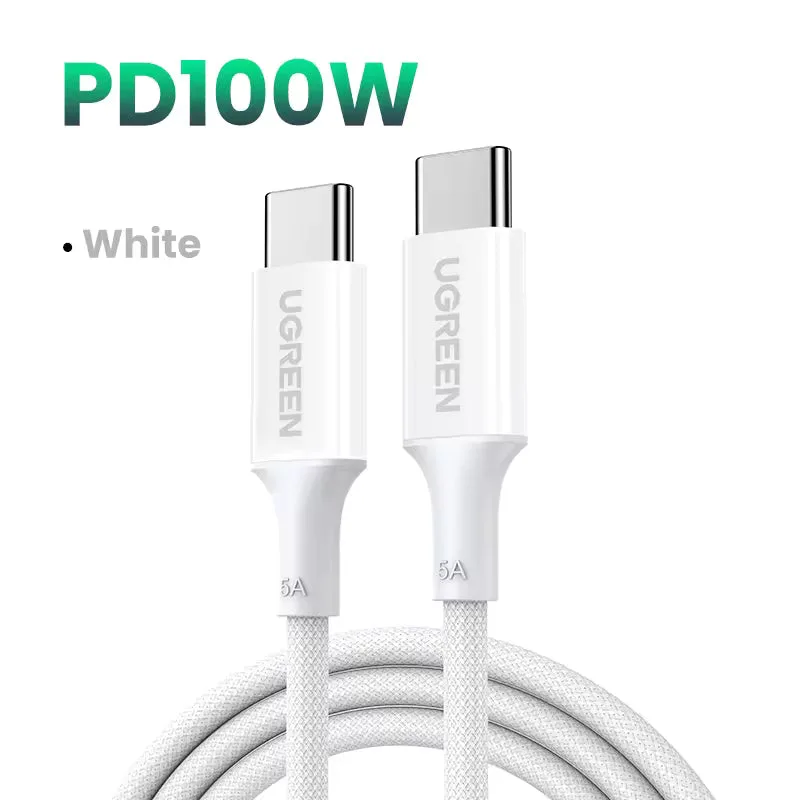 UGREEN Câble USB-C tressé 100W 5A 1 m – 3