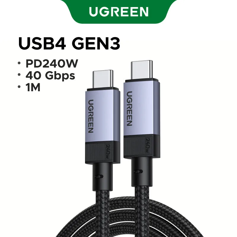 UGREEN Câble USB4 Gen3 40Gbps 240W – 1